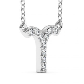 0.10 ct diamond pendant Zodiac Zodiac sign - Aries