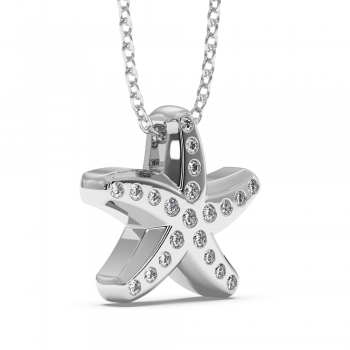 0.11 ct diamond pendant