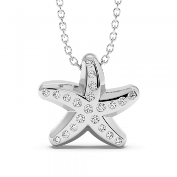 0.11 ct diamond pendant