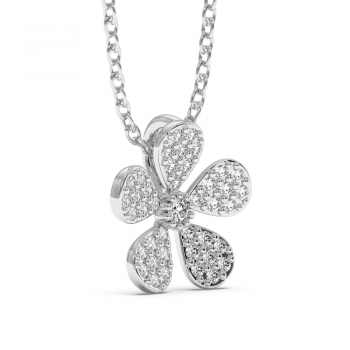 0.13 ct diamond pendant