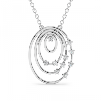 0.12 ct diamond pendant