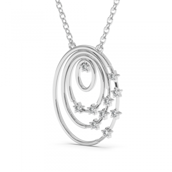 0.12 ct diamond pendant