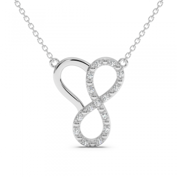 0.13 ct diamond pendant