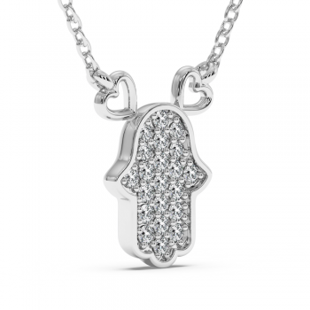 0.14 ct diamond pendant