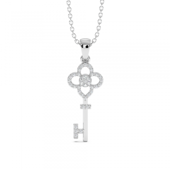 0.15 ct diamond pendant