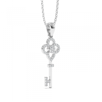 0.15 ct diamond pendant