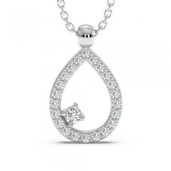 0.19 ct diamond pendant