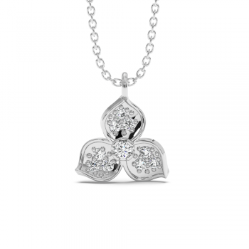 0.22 ct diamond pendant