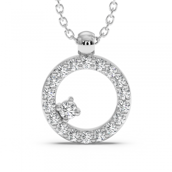 0.24 ct diamond pendant