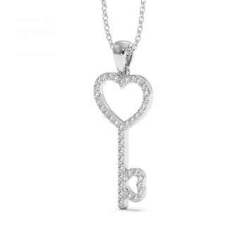 0.26 ct diamond pendant