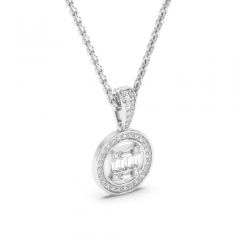 0.35 ct diamond pendant