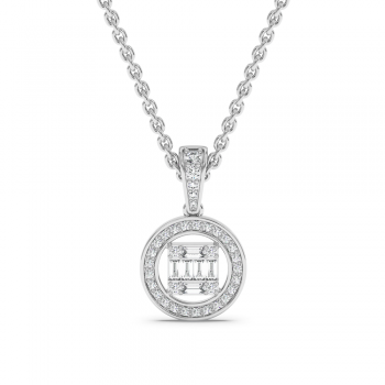 0.35 ct diamond pendant