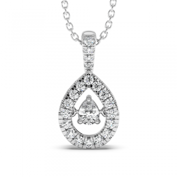 0.42ct diamond pendant
