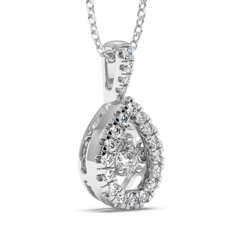 0.42ct diamond pendant