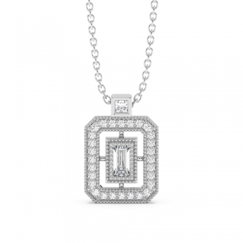 0.43 ct diamond pendant