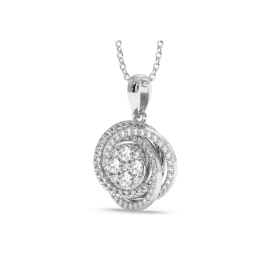 0.47 ct diamond pendant