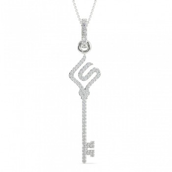 0.49 ct diamond pendant