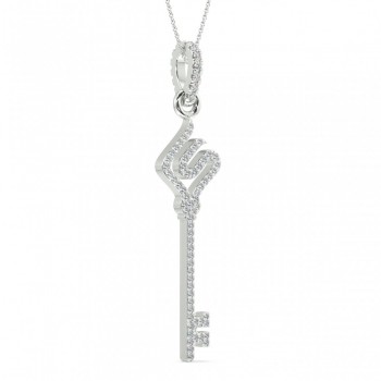 0.49 ct diamond pendant