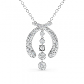 0.63 ct diamond pendant