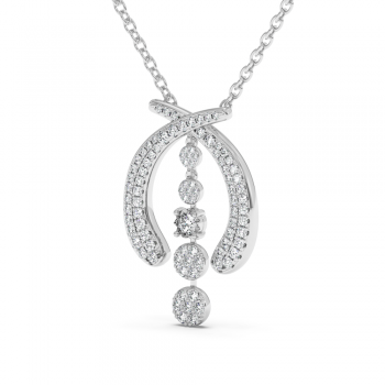 0.63 ct diamond pendant