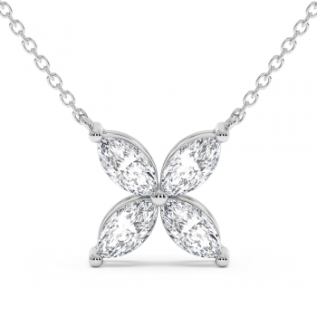 1ct Marquise diamond pendant 