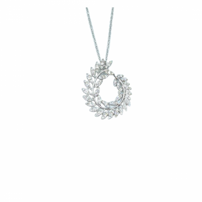 Glamour Pendant with Diamonds 0.89 ct