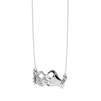 Lover diamond pendant 0.13ct