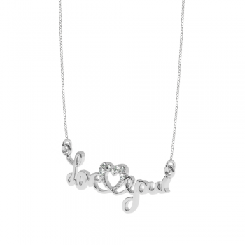 Lover diamond pendant 0.06ct