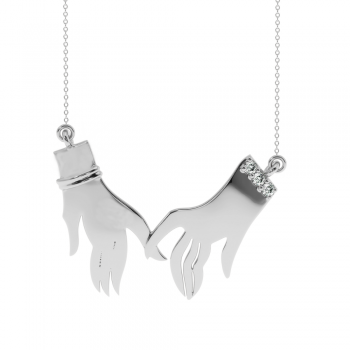 Lover diamond pendant 0.06ct