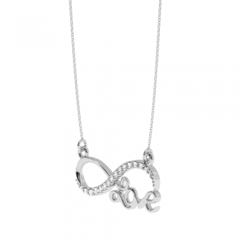 Lover pendant with 0.13ct diamonds