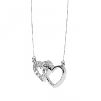Lover pendant with 0.21ct diamonds