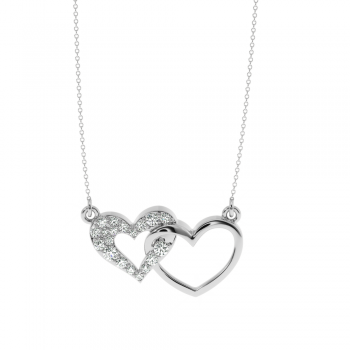 Lover pendant with 0.21ct diamonds