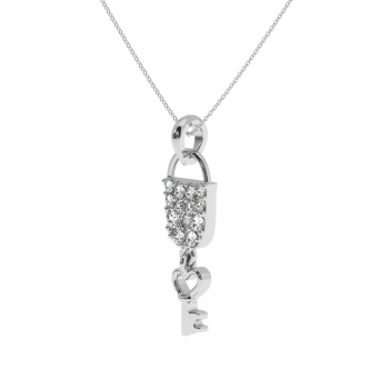 Lover pendant with 0.23ct diamonds