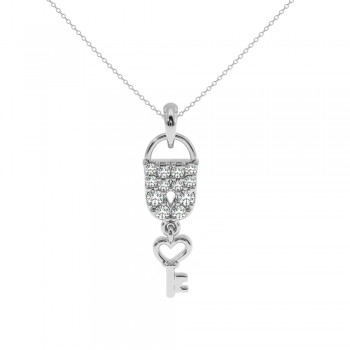 Lover pendant with 0.23ct diamonds