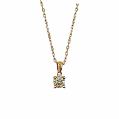 0.44ct Brown Diamond Solitaire Pendant
