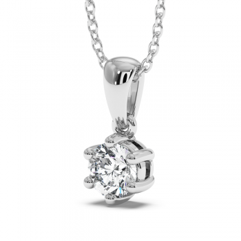 Solitaire pendant with 0.29 ct diamond