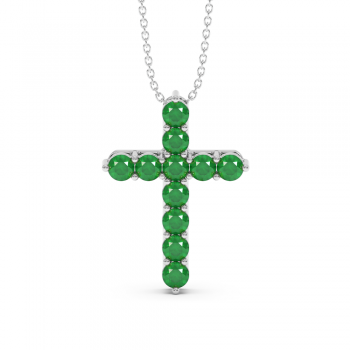 Pandativ Cross with Emeralds 2.76 ct