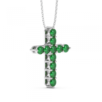 Pandativ Cross with Emeralds 2.76 ct