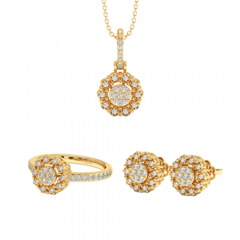 0.85ct Jewelry Set