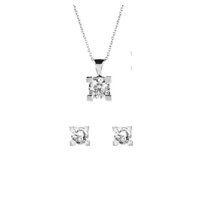 Set of 0.38 ct white diamonds