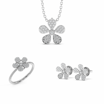 0.53 ct Diamond Jewelry Set