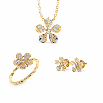 0.53 ct Diamond Jewelry Set