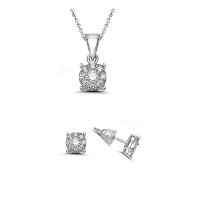 0.53 ct Diamond Jewelry Set