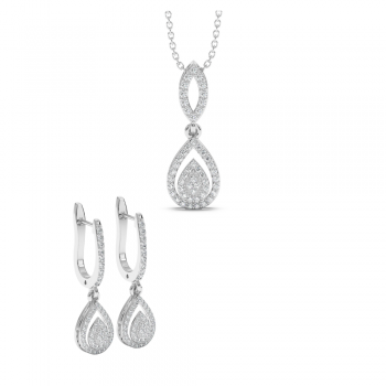 0.75 ct Diamond Jewelry Set