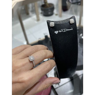 0.95 ct Diamond Jewelry Set