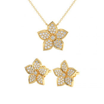 1.02ct Diamond Jewelry Set