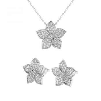 1.02ct Diamond Jewelry Set