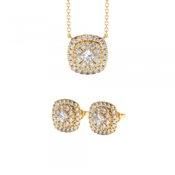 1.60ct Diamond Jewelry Set