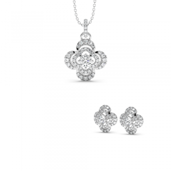 1.93 ct Diamond Jewelry Set
