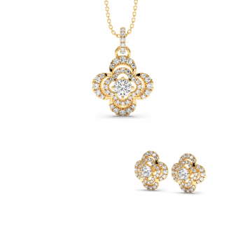 1.93 ct Diamond Jewelry Set